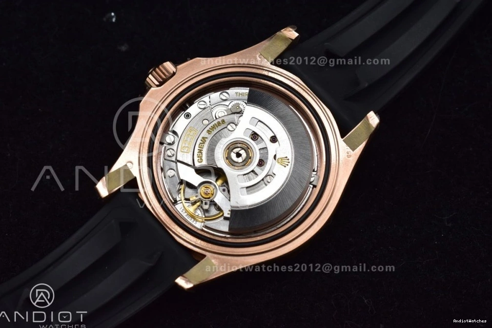 Edition Strap Best TimelessDesign Black VS on 1:1 VSF 1220 Yacht-Master Ceramic 126655 Oysterflex Bezel Rubber 0119